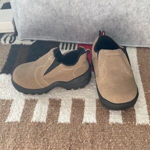 Kids Tan Slip-On Shoes